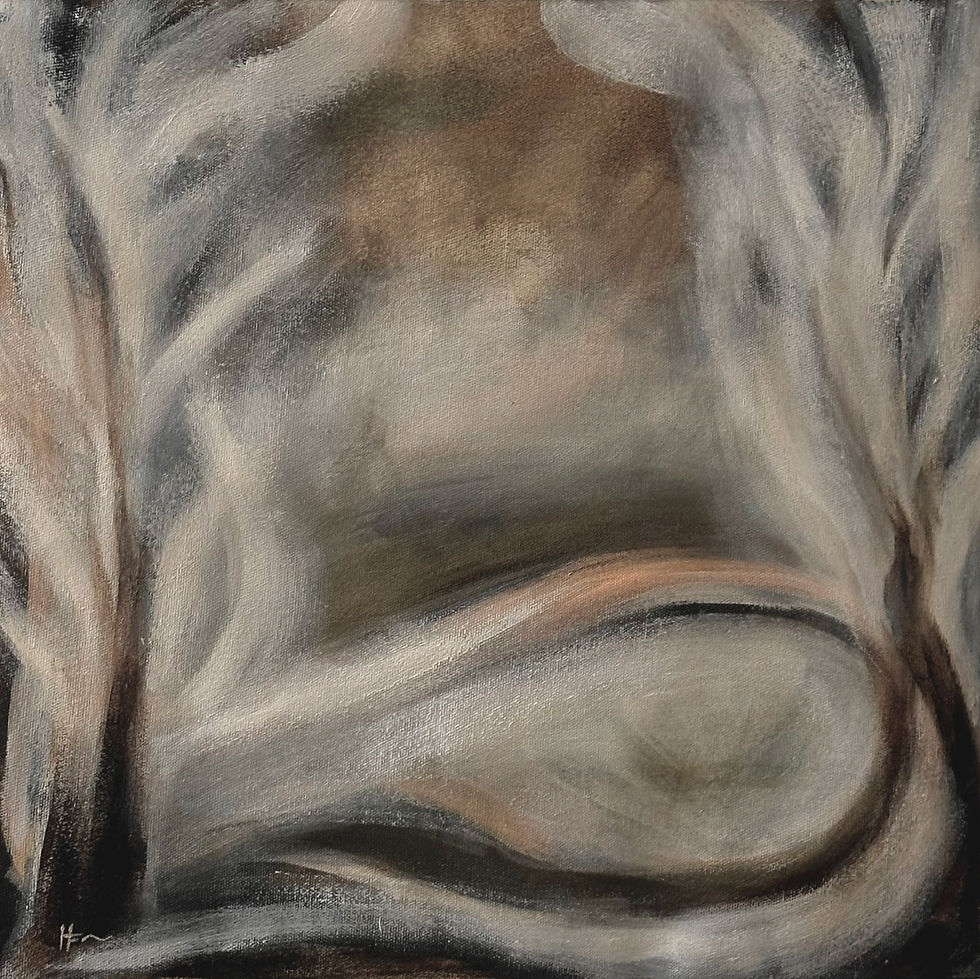 Thumbnail: Earth tone abstract landscape painting for modern luxury interior design with organic neutral tones.