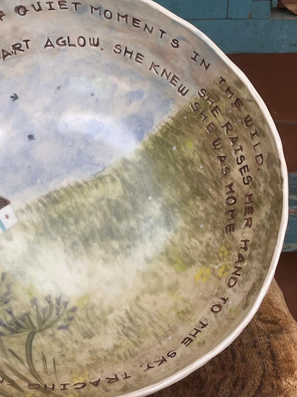 Miniaturebillede: Poetry Bowl - irregular shaping