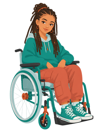 girl in wheelchair