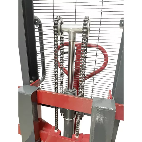 Thumbnail: Manual Stacker, Hand Pump Lift Truck 2200 lbs Capacity for