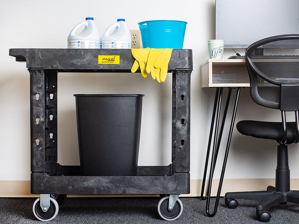 Thumbnail: Plastic Utility Cart, 550lb., 34.5" X 16.7", 2 Shelves