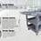 Thumbnail: Plastic Utility Cart, 550lb., 45.5" x 25.6", 3 Shelves