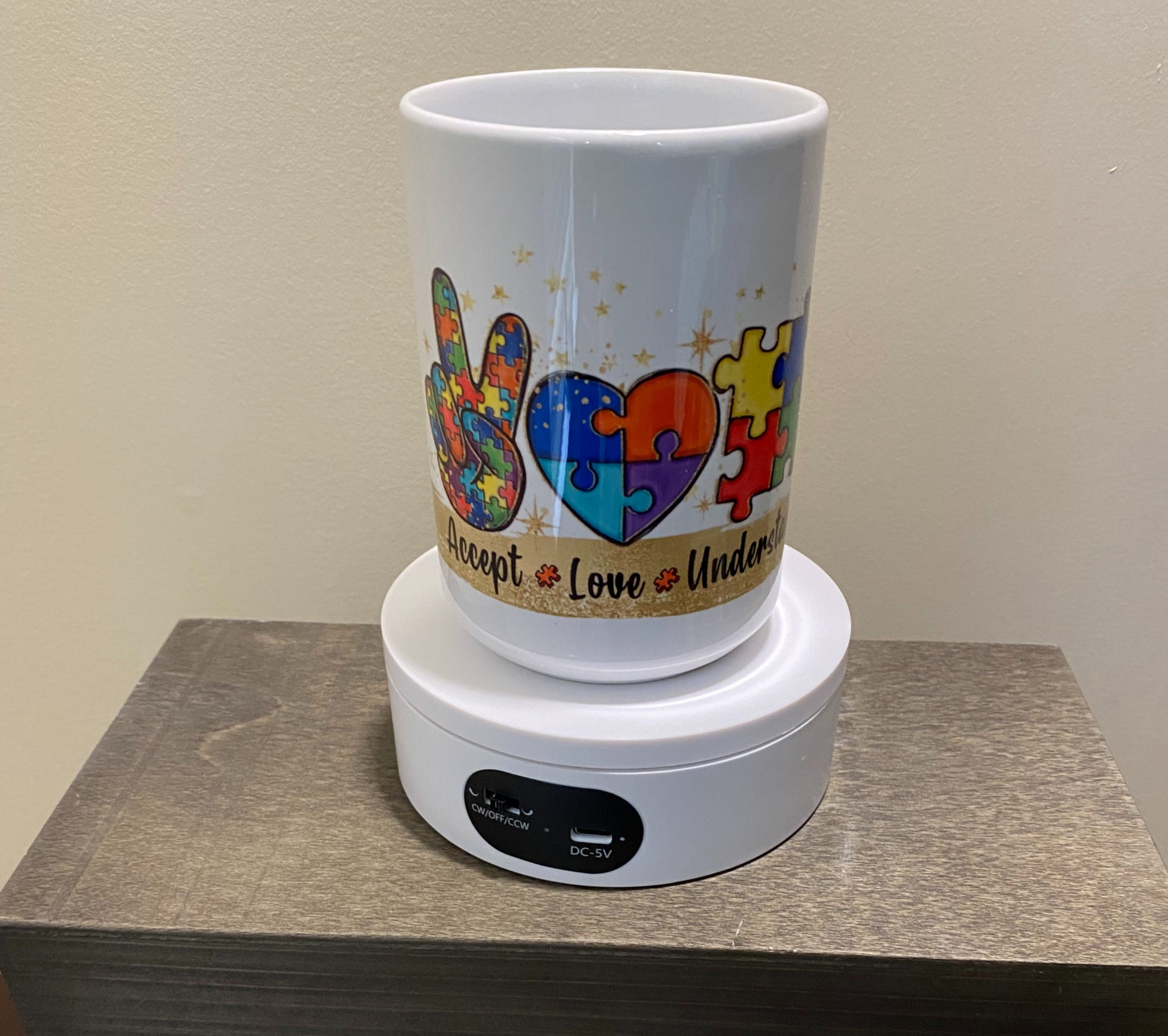 Autism Awareness and Acceptance 15oz Ceramic Mug