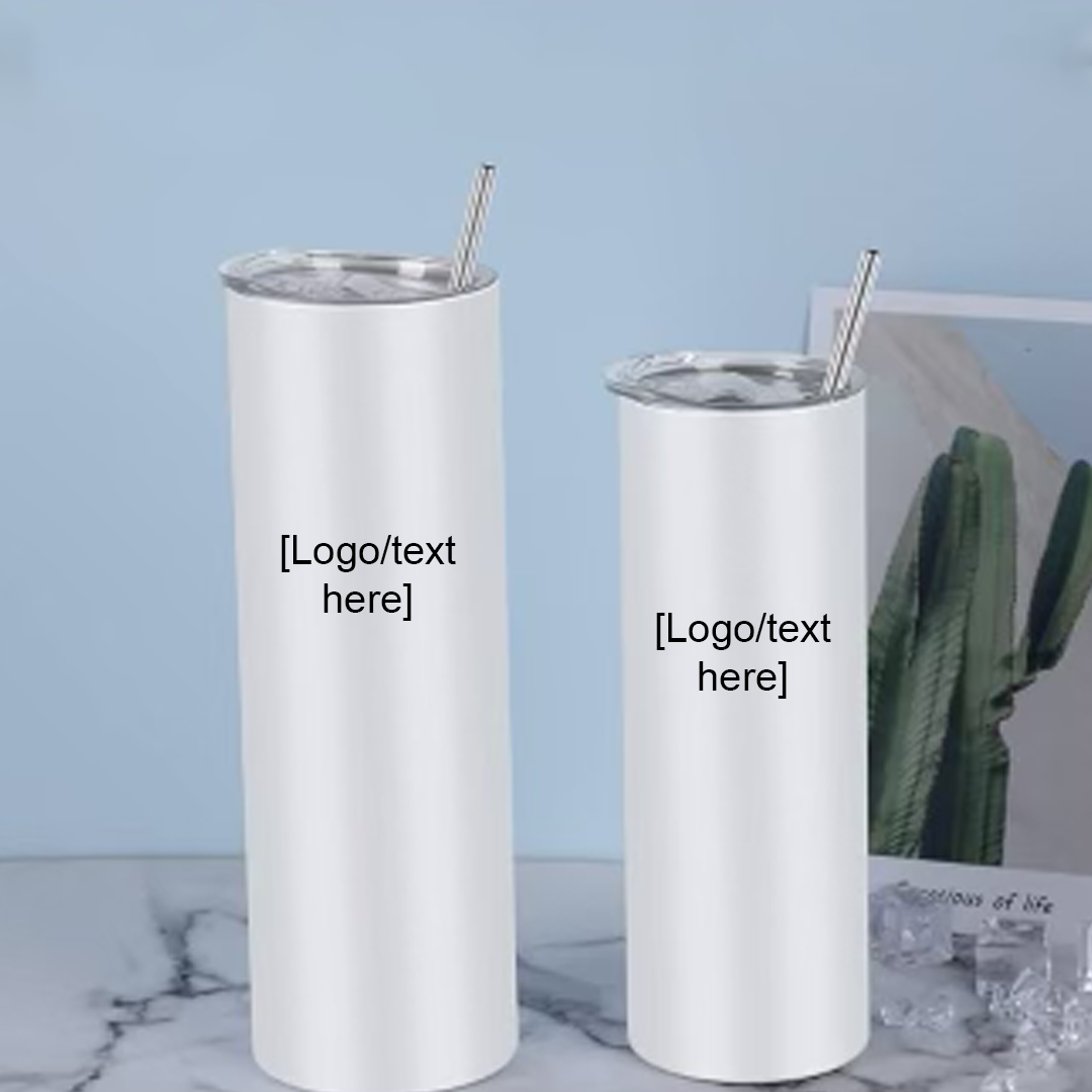 Customized 20oz tumbler w/straw