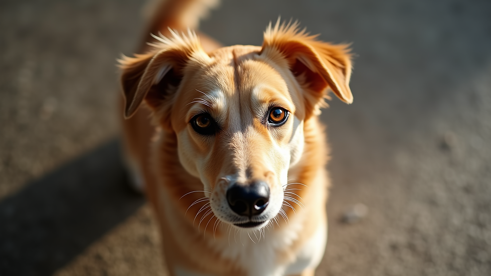 Plano detalle de un perro con pelaje brillante y saludable