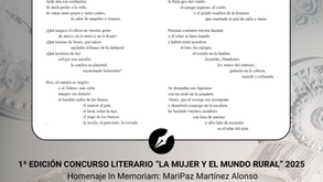 Alicia López Martínez, I Premio literario "La mujer y el mundo rural" 2025