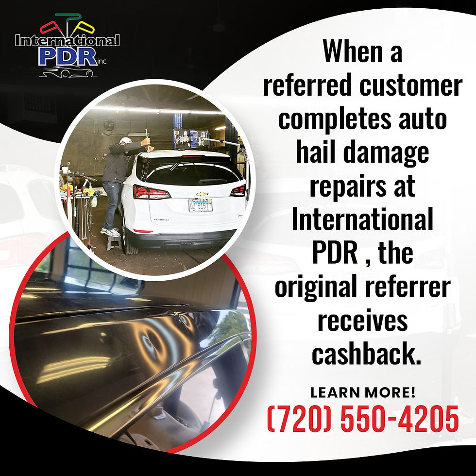 local auto hail damage repairs in Arvada, CO