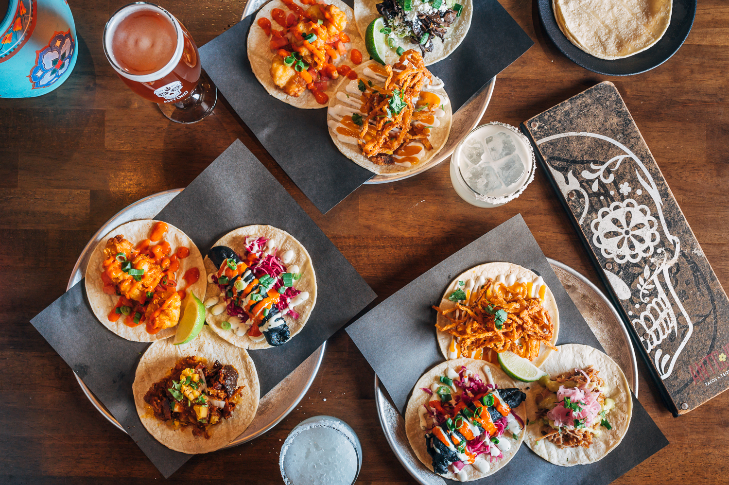 Arranged Food and Objects