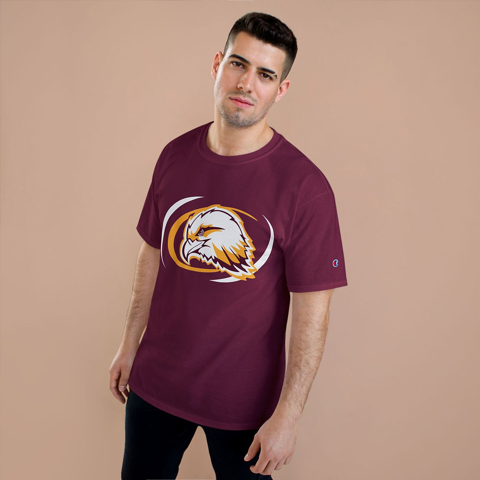 Thumbnail: Eagle Mascot Champion T-Shirt – Athletic Team Spirit Tee