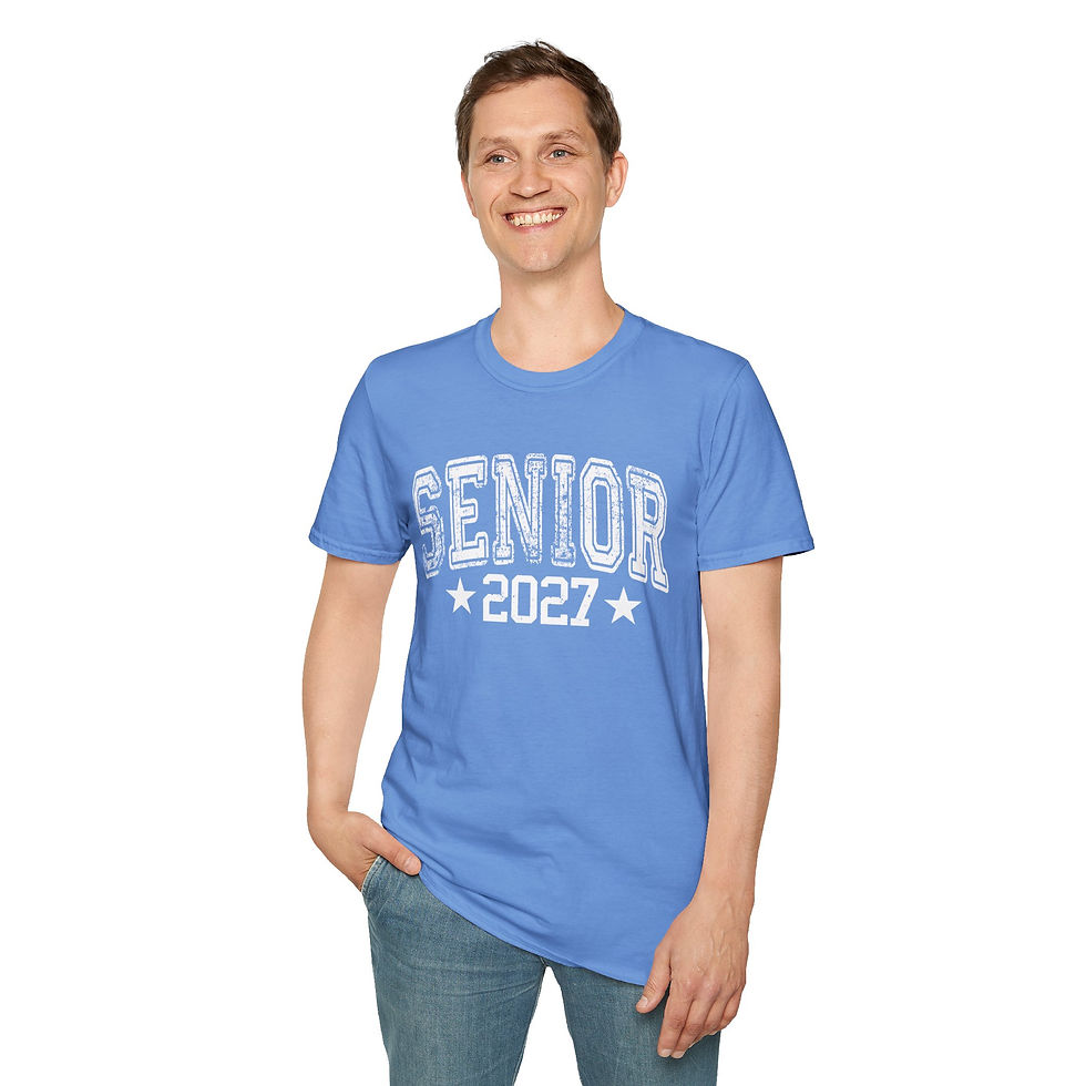Thumbnail: Senior 2027 Tee – Vintage Collegiate Graduation