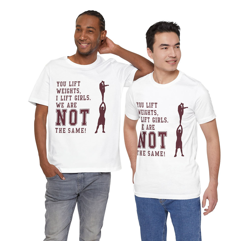 Thumbnail: Weightlifting T-Shirt — " We Are Not The Same!" partner stunt