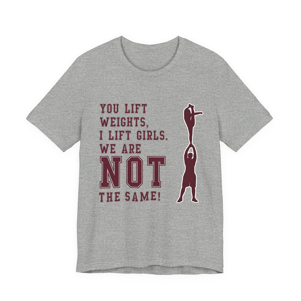 Thumbnail: Weightlifting T-Shirt — " We Are Not The Same!" partner stunt