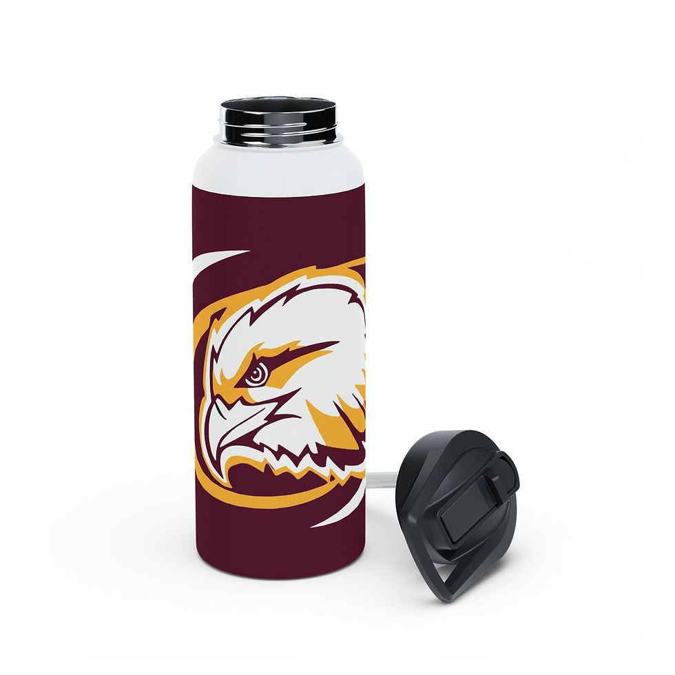 Thumbnail: Eagle Logo Stainless Steel Water Bottle 