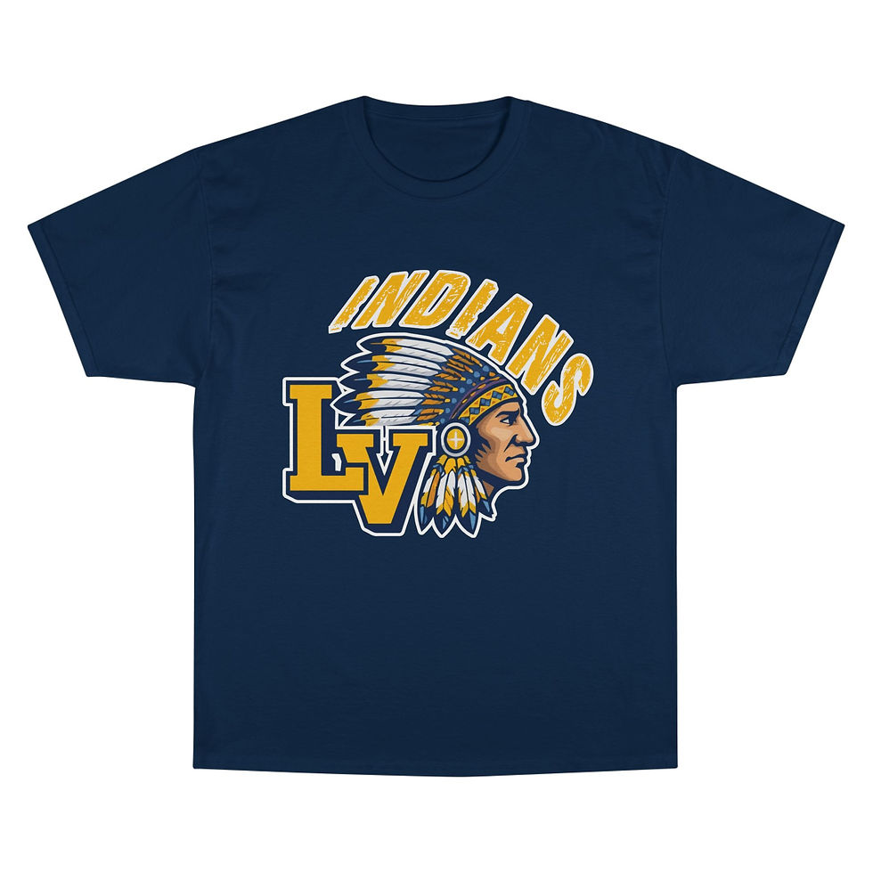 Thumbnail: Indians LV Vintage Logo T-Shirt — Champion Athletic Team Tee