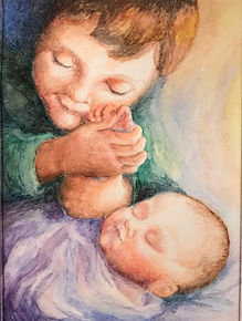 #7 Stuart loved holding his tiny hands..