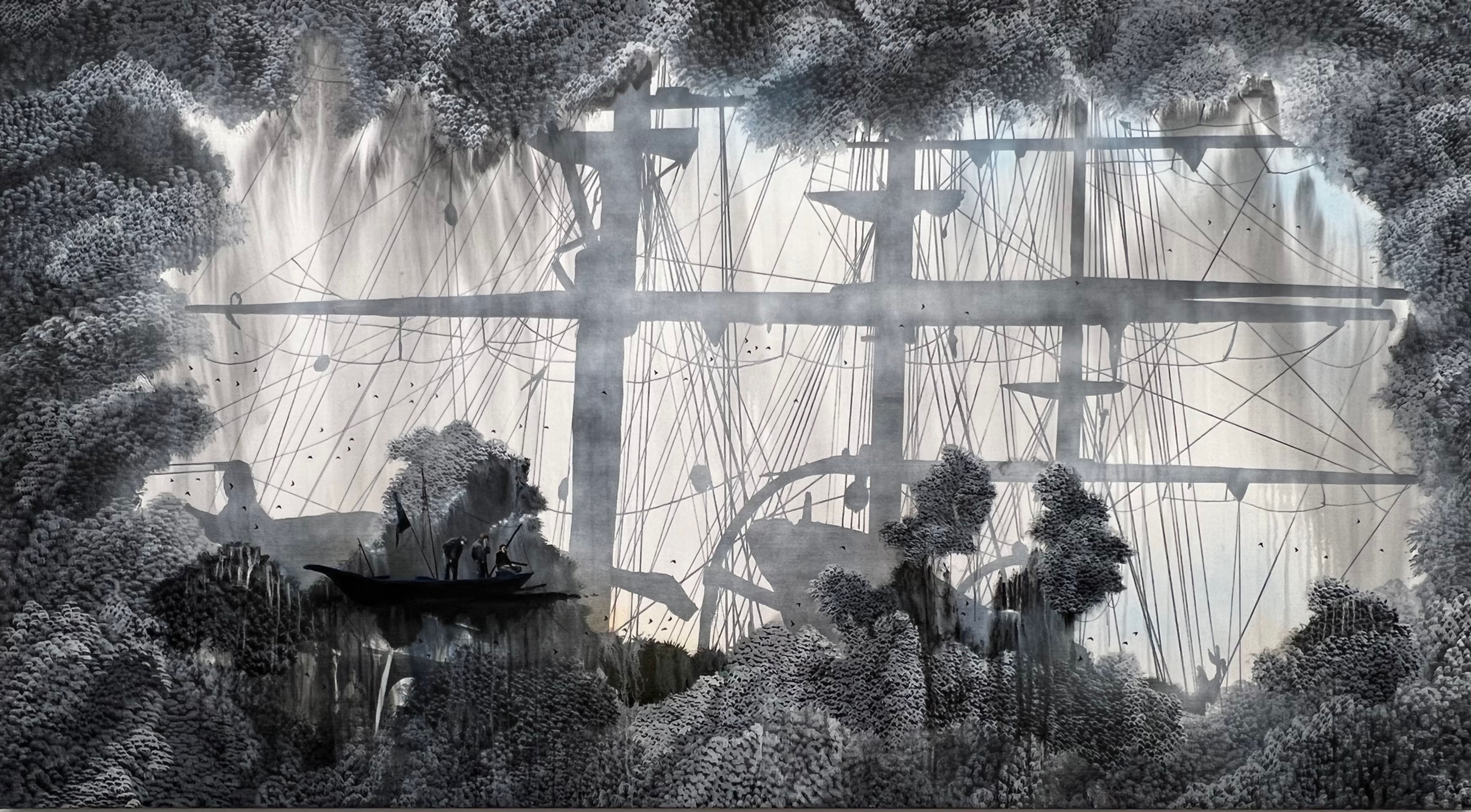 Akryl på lærred Kristian Vodder Svensson