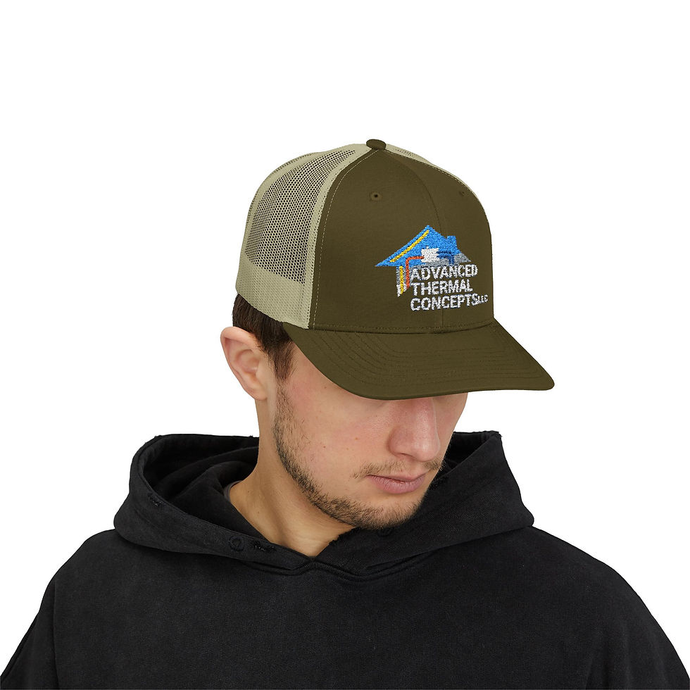 Thumbnail: Advanced Thermal Concepts LLC Embroidered Trucker Cap