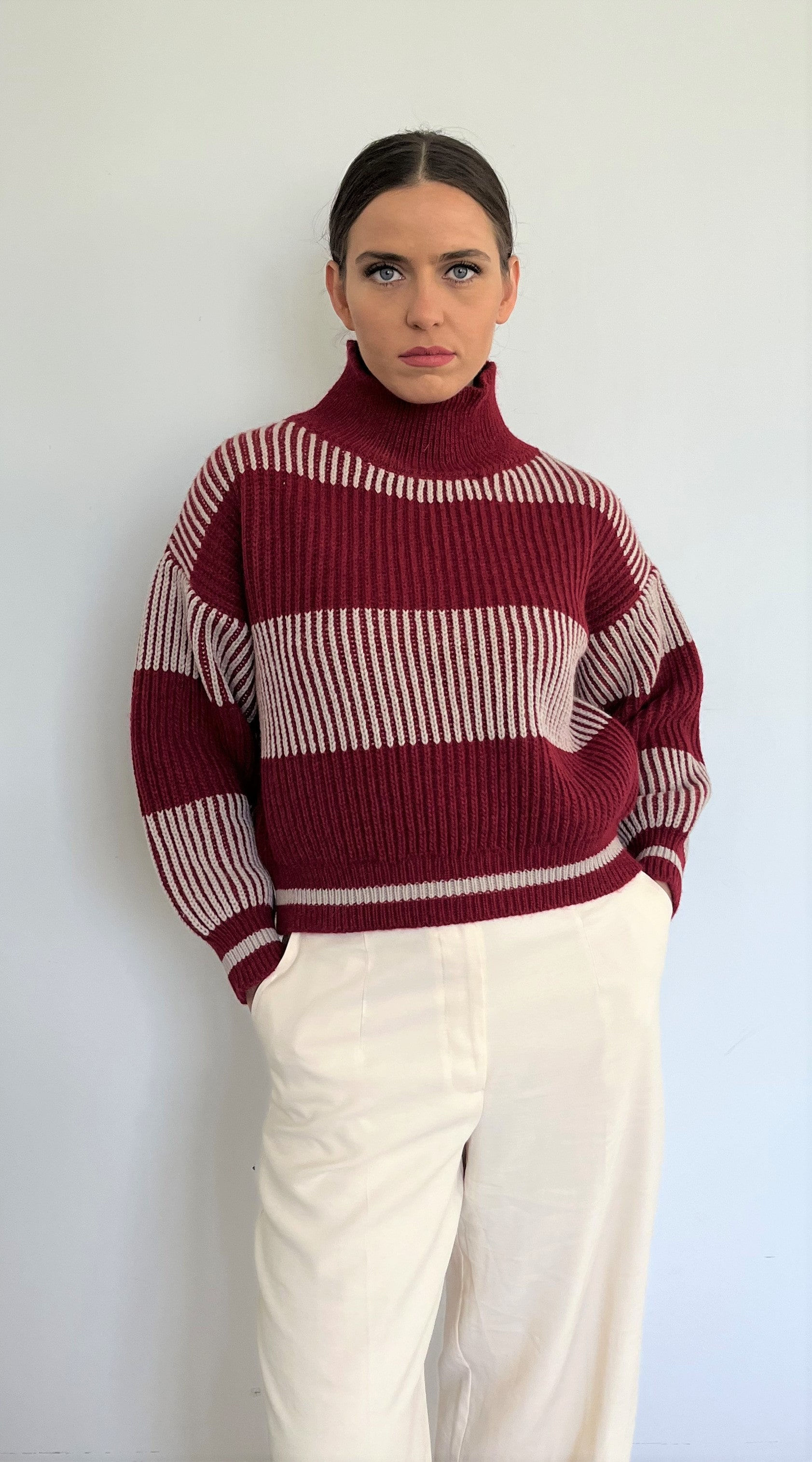 main one in red - Merino Wool Sweater