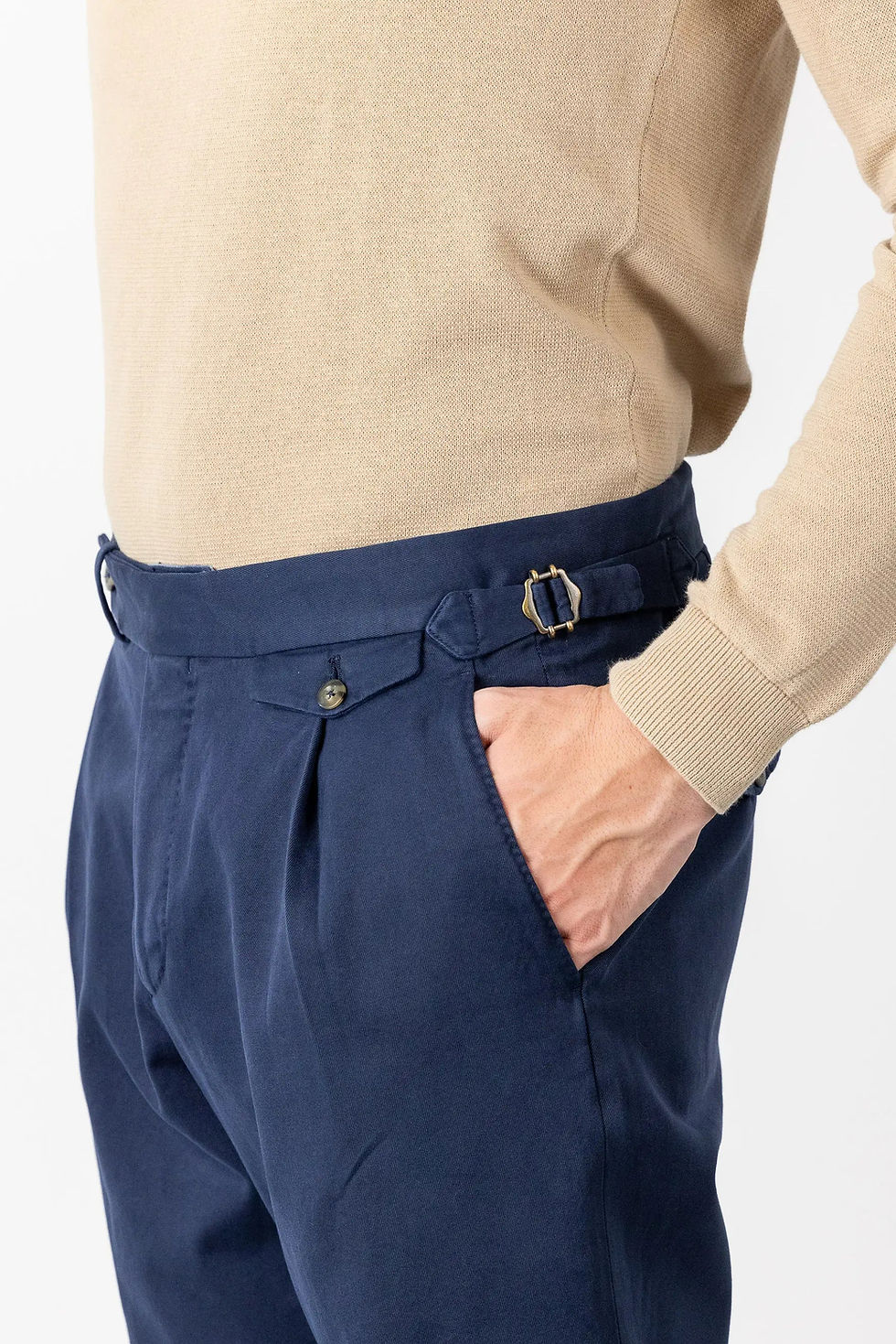 Thumbnail: Ravello slim fit chinos hand in pocket