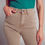 Thumbnail: Premium cropped wide-leg jeans front view close up