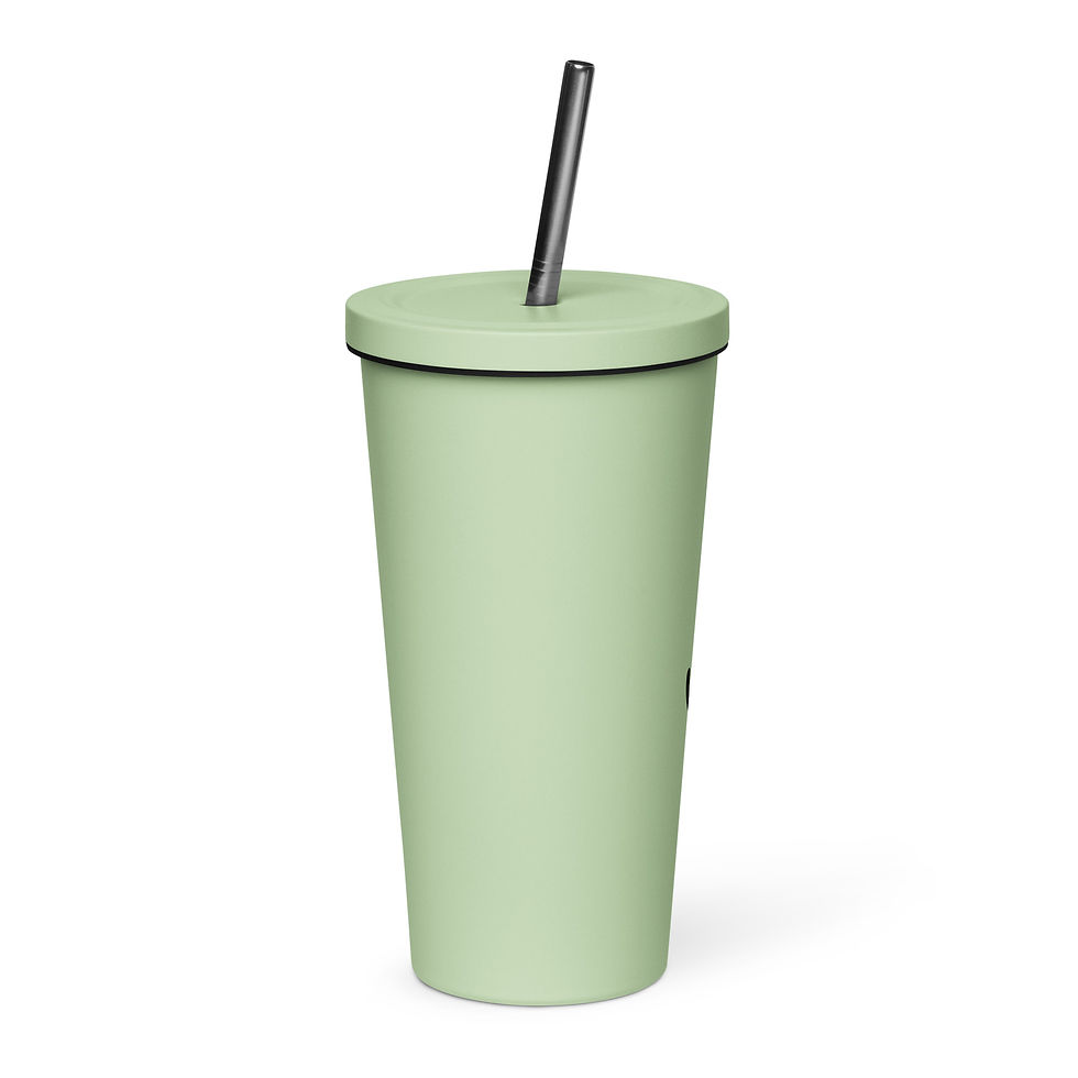 Thumbnail: Insulated tumbler with a straw