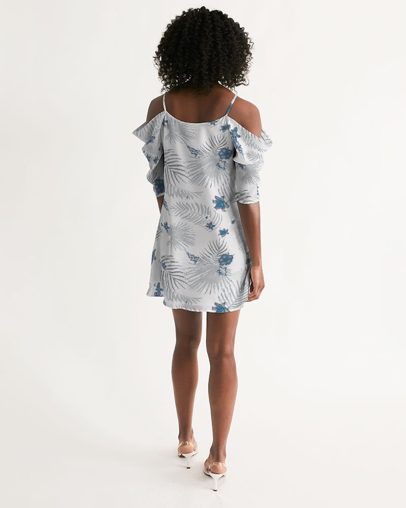Thumbnail: back view full -Open shoulder dress