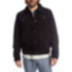 Thumbnail: Premium corduroy aviator jacket front view little close up