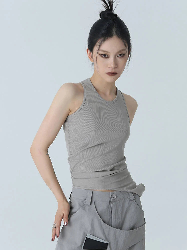 Thumbnail: front view in style -Premium cotton tank top