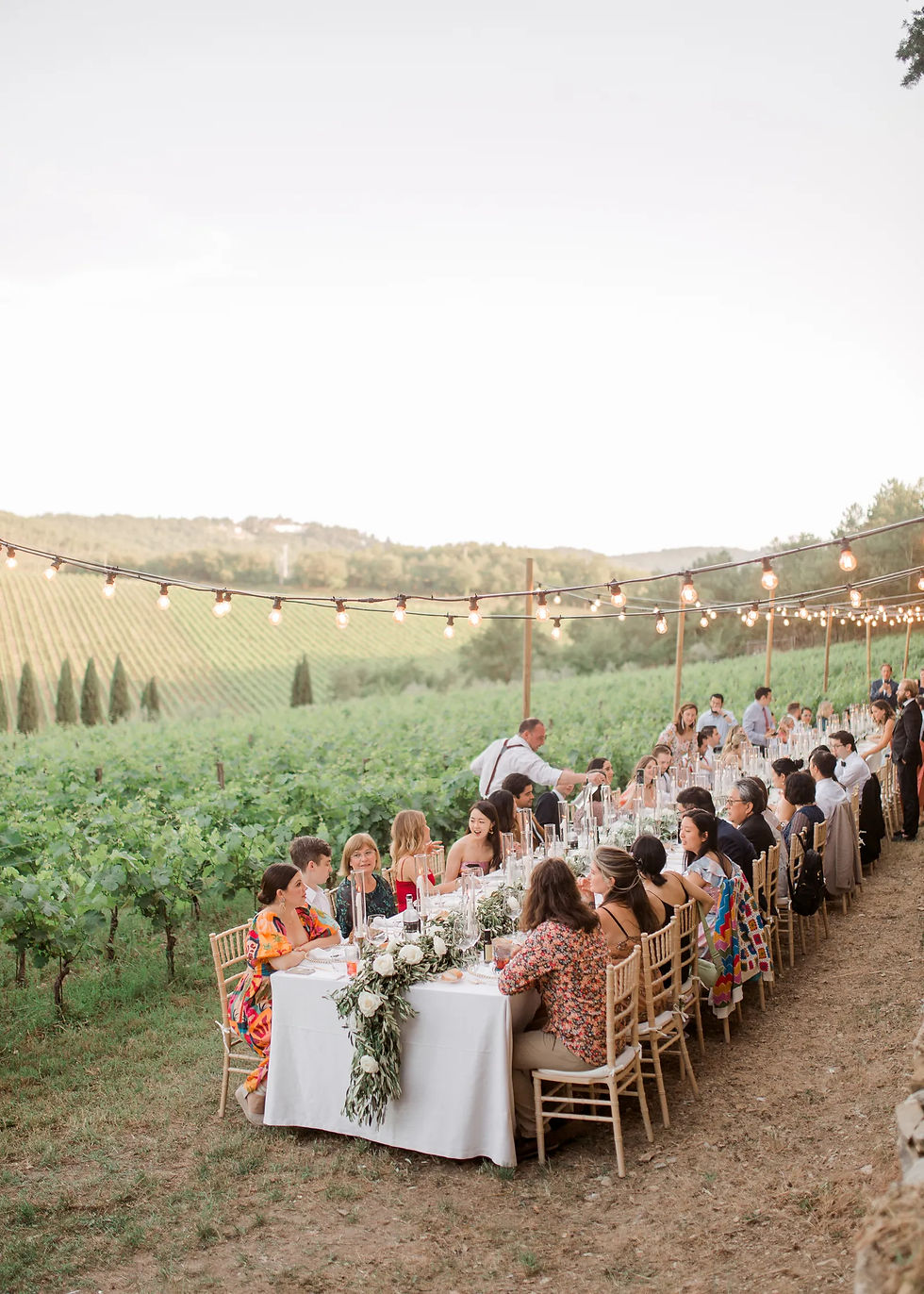 Italian Destination Vineyard Wedding on a Budget