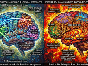 The Architecture of Antagonism: Relatability of Competitive Brain Circuitry to the Psilocybin Experience