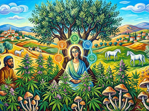 Synergistic Neuropharmacology and Therapeutic Frameworks of Psilocybin and Cannabis: Mechanisms, Neuroplasticity, and Radical Healing