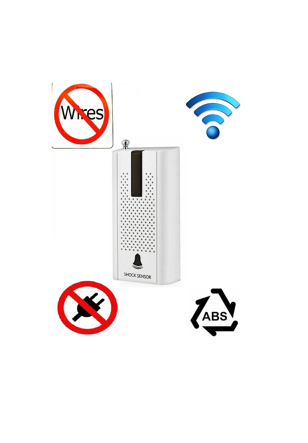 WIRELESS VIBRATION/SHOCK SENSOR WITH ANTENNA