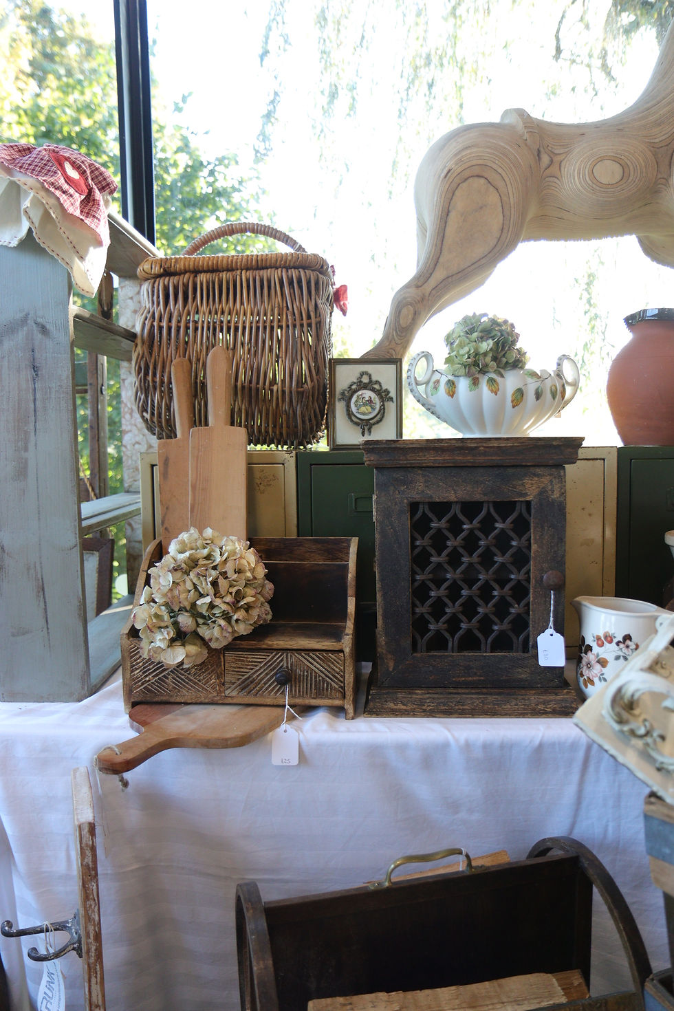 Vintage and antique treasures at The Lovely Vintage and Antique Fair in Oxfordshire