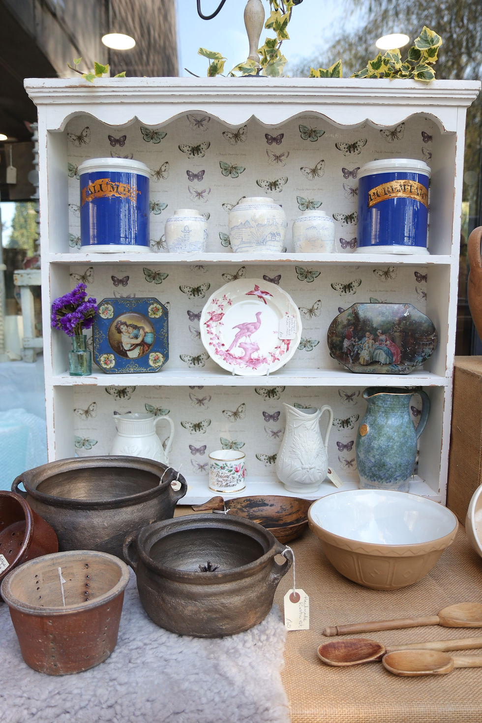 Vintage and antique treasures at The Lovely Vintage and Antique Fair in Oxfordshire