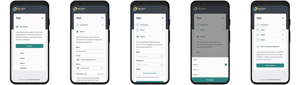 Data entry flow on mobile