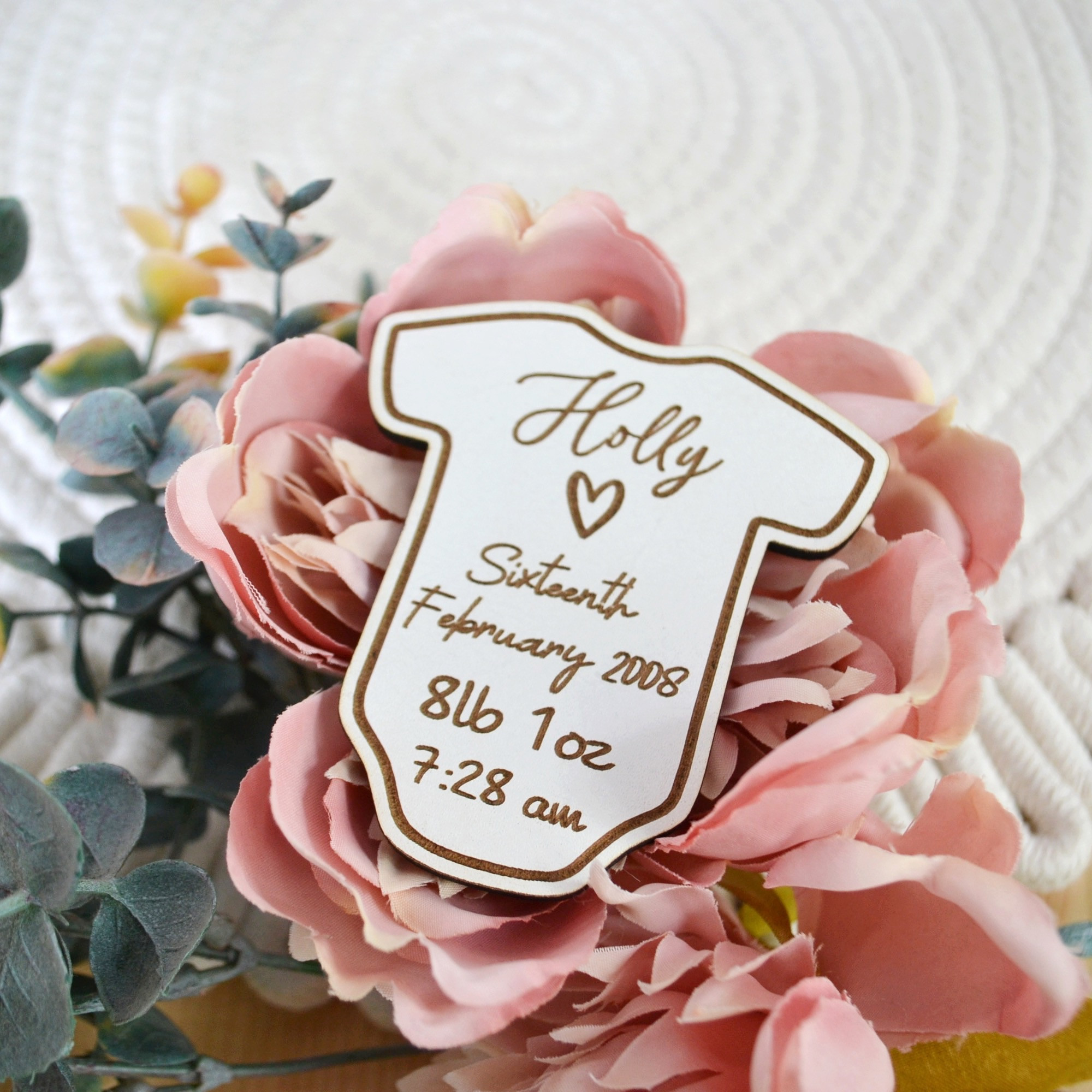 New Baby Personalised Ornament