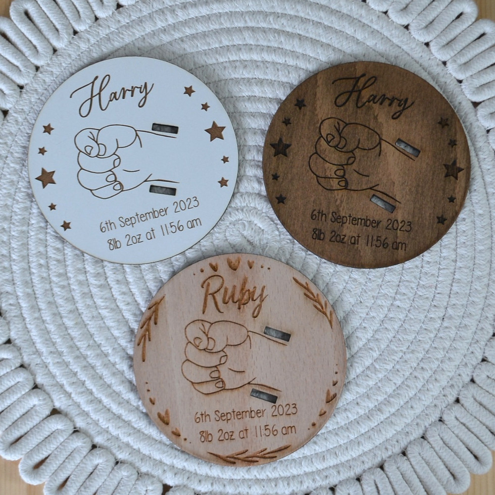 Thumbnail: Baby Hospital Tag Plaque