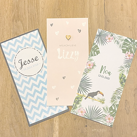 Geboortekaartjes laten ontwerpen