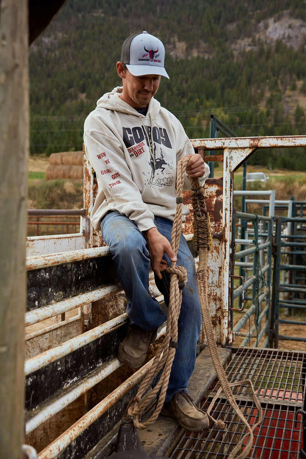 Thumbnail: "Cowboy Up"  Hoodie