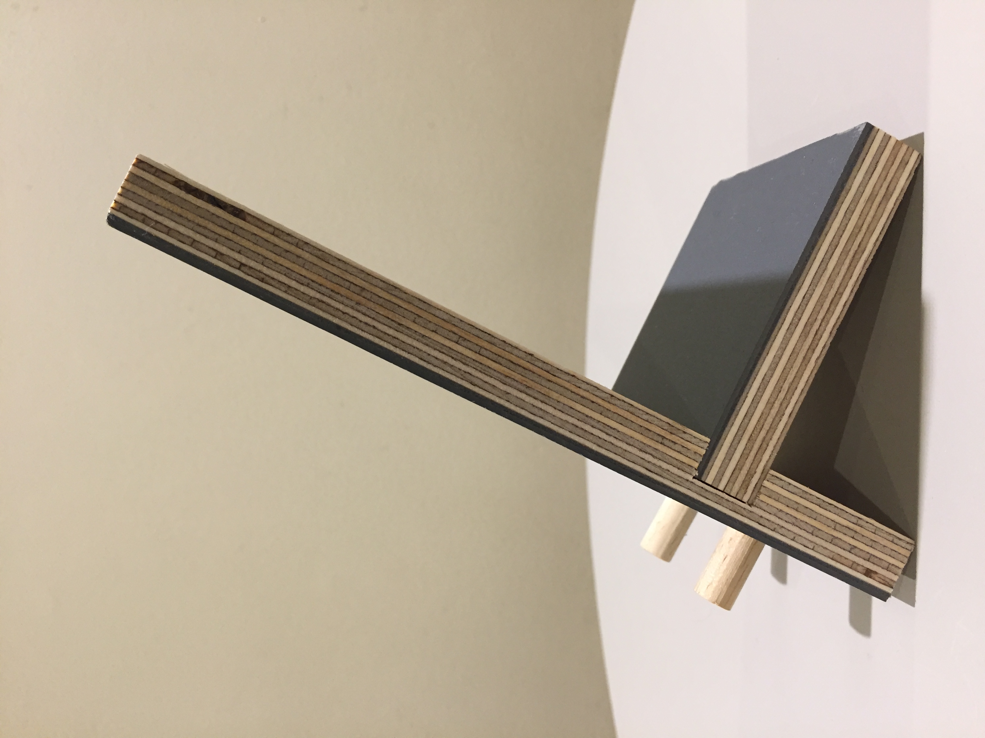 Birch Ply Marmoleum Iphone stand