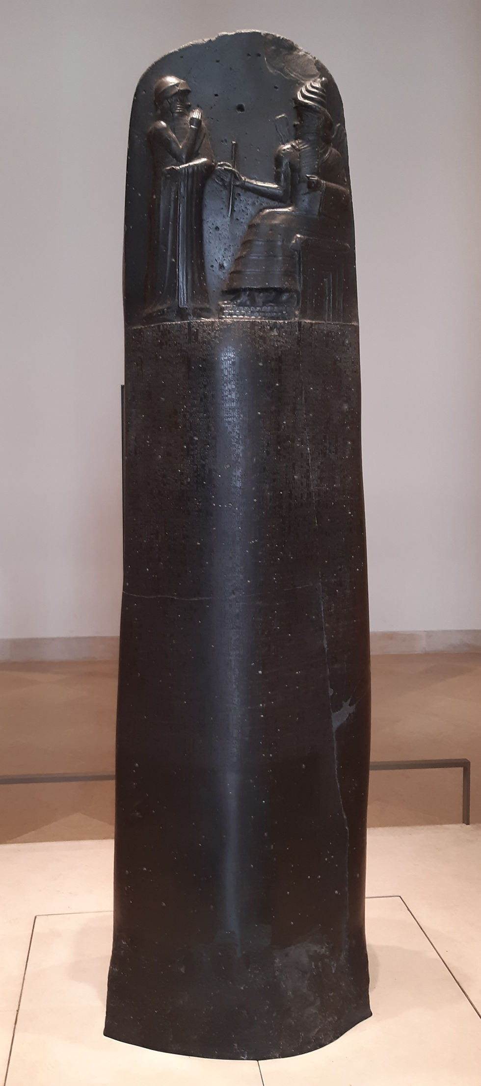 stele, Hammurabi's code, Louvre, Paris, France, Europe travel