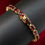 Thumbnail: 14k Yellow Gold Garnet Tennis Bracelet