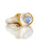 Thumbnail: Sterling Silver and 18k Yellow Gold Blue Moonstone Ring