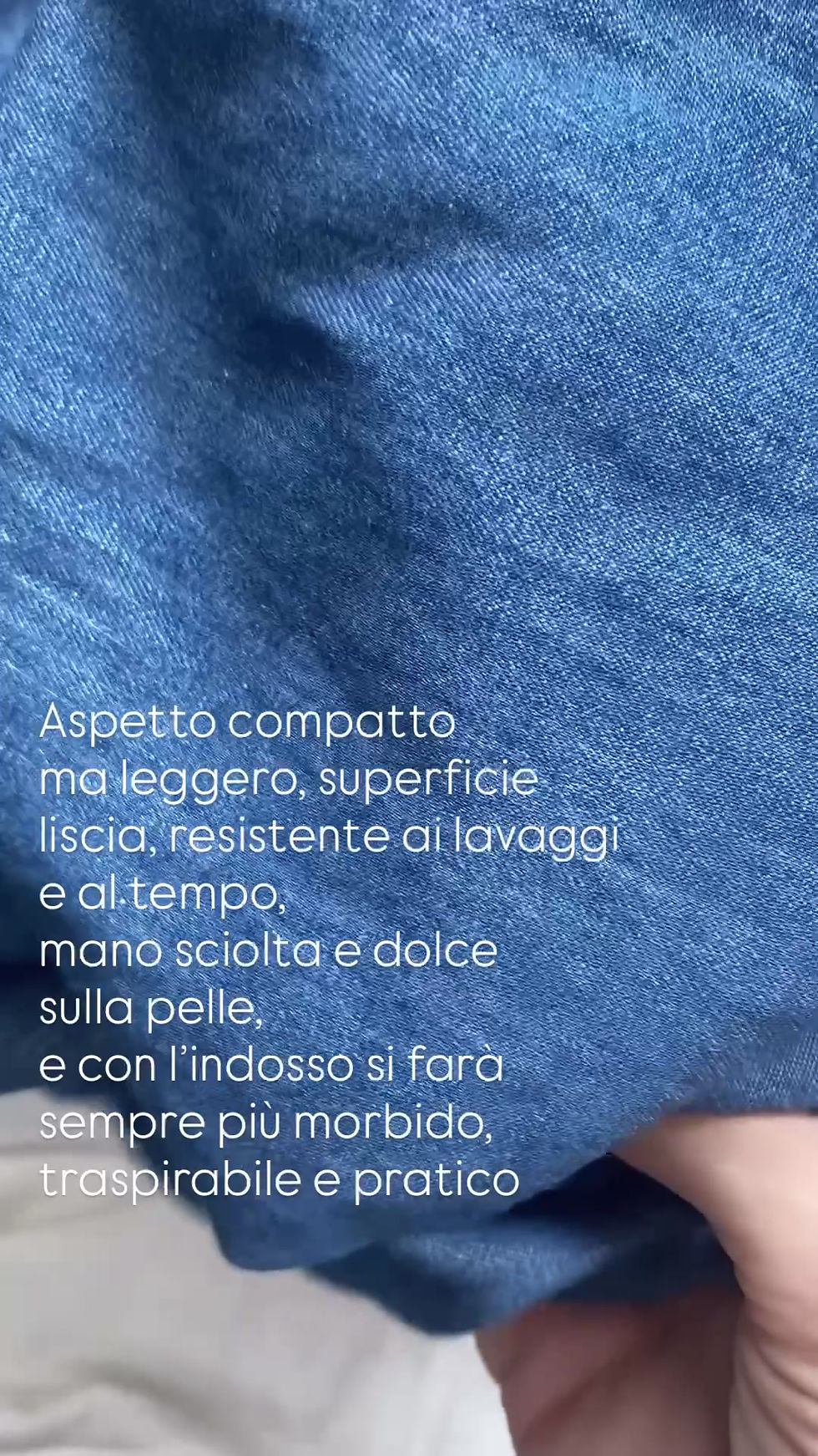 Miniatura: Camicia FORNELLI in chambray 100% cotone
