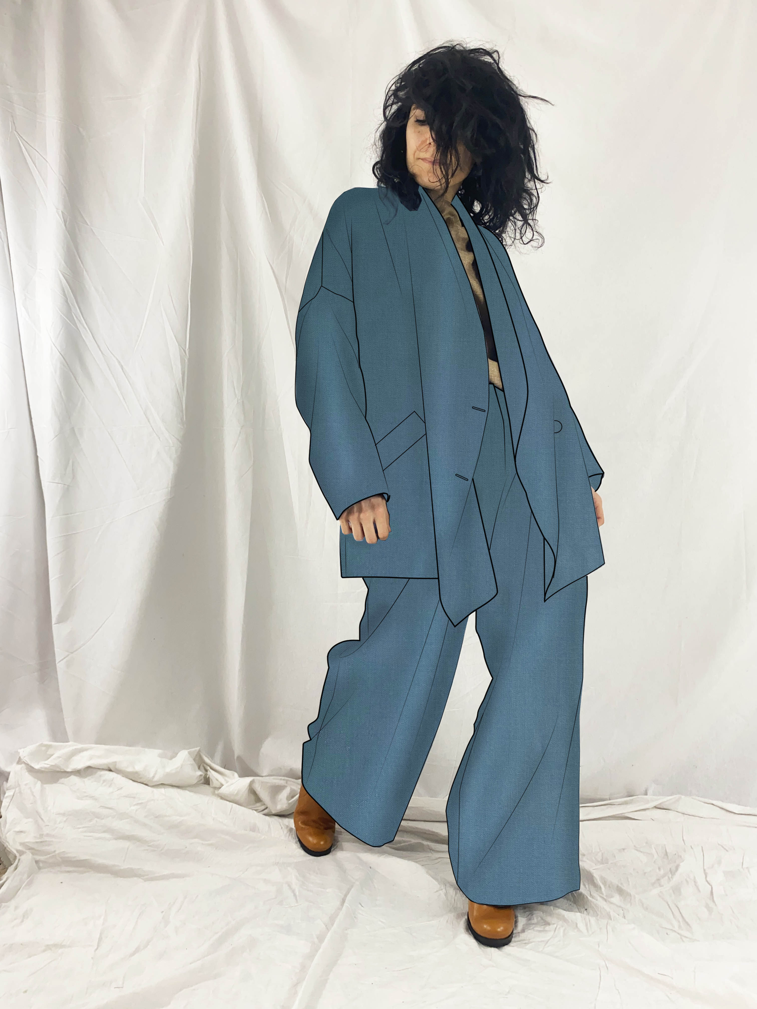 Giacca BONEFRO in lana pettinata