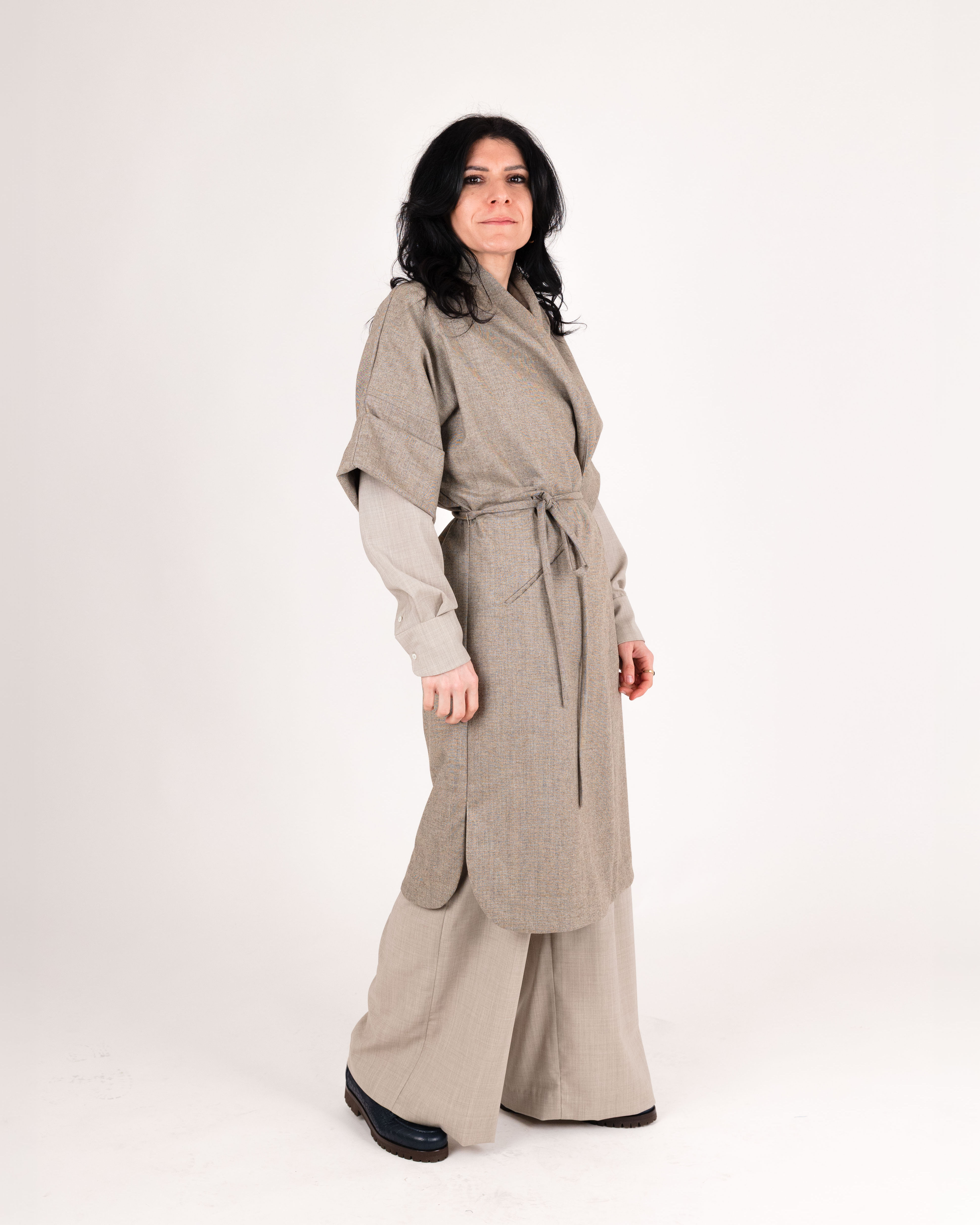 Soprabito TUFARA in lana peso medio