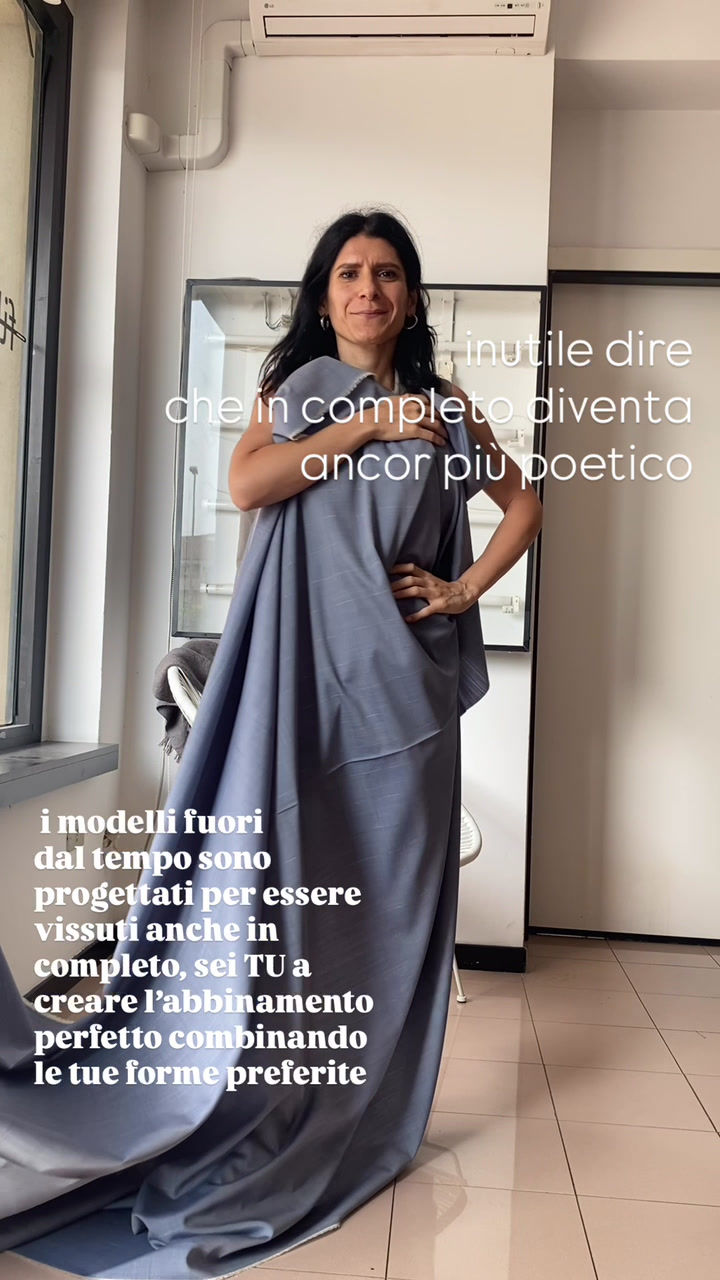 Miniatura: Camicia ISERNIA in fresco di lana