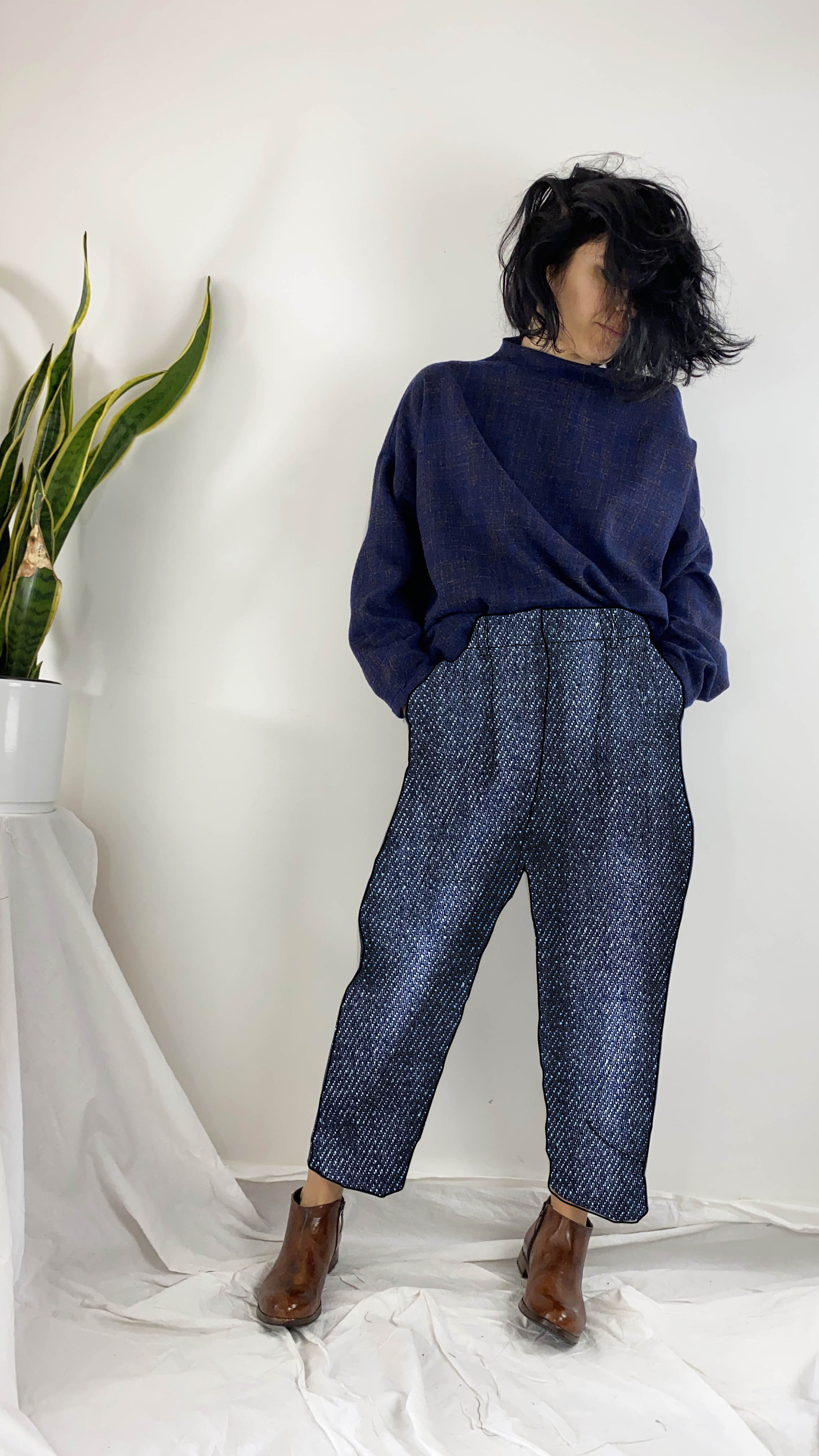 Test Sofia Pantaloni in denim VENAFRO