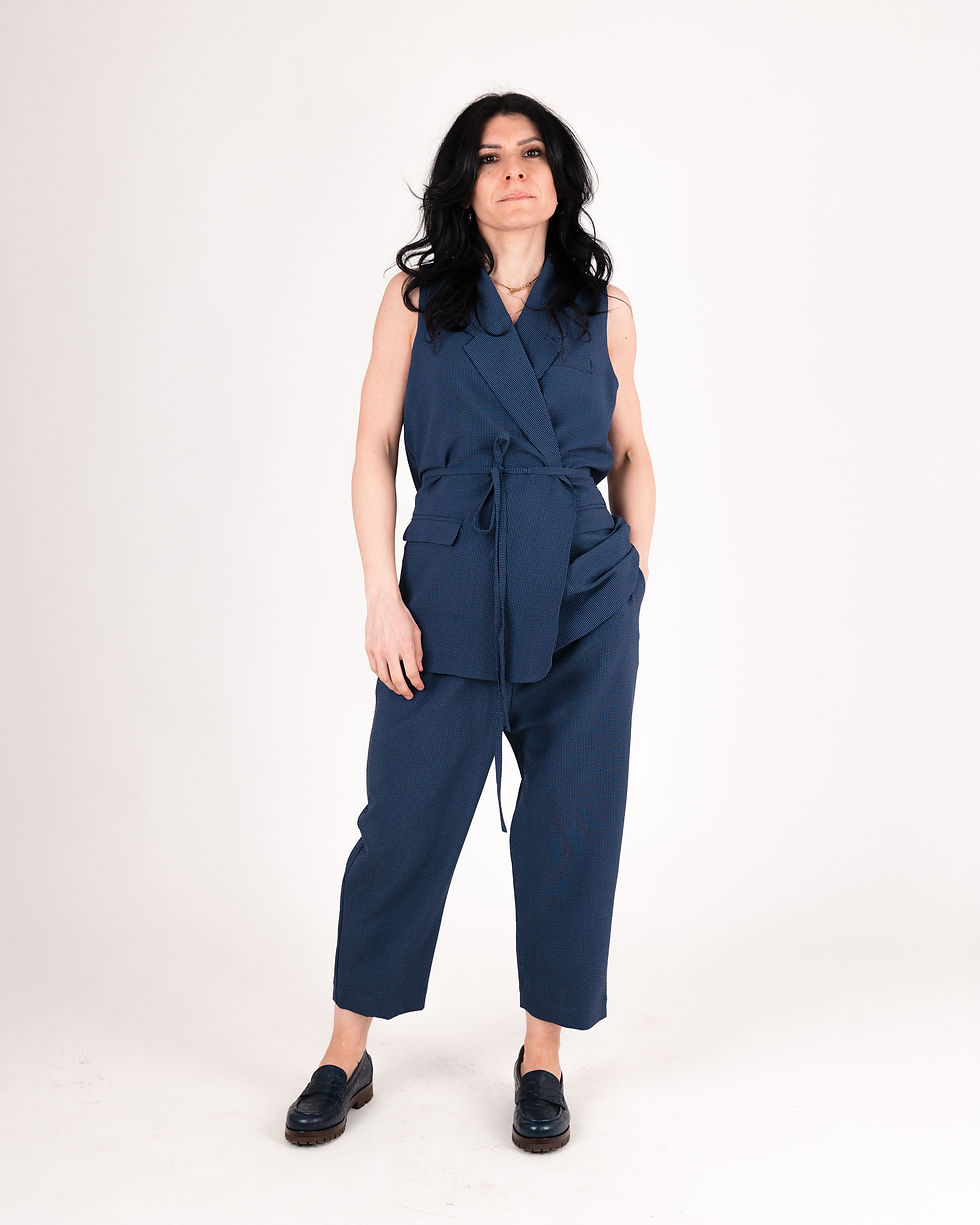 Miniatura: Gilet SEPINO in lana seta
