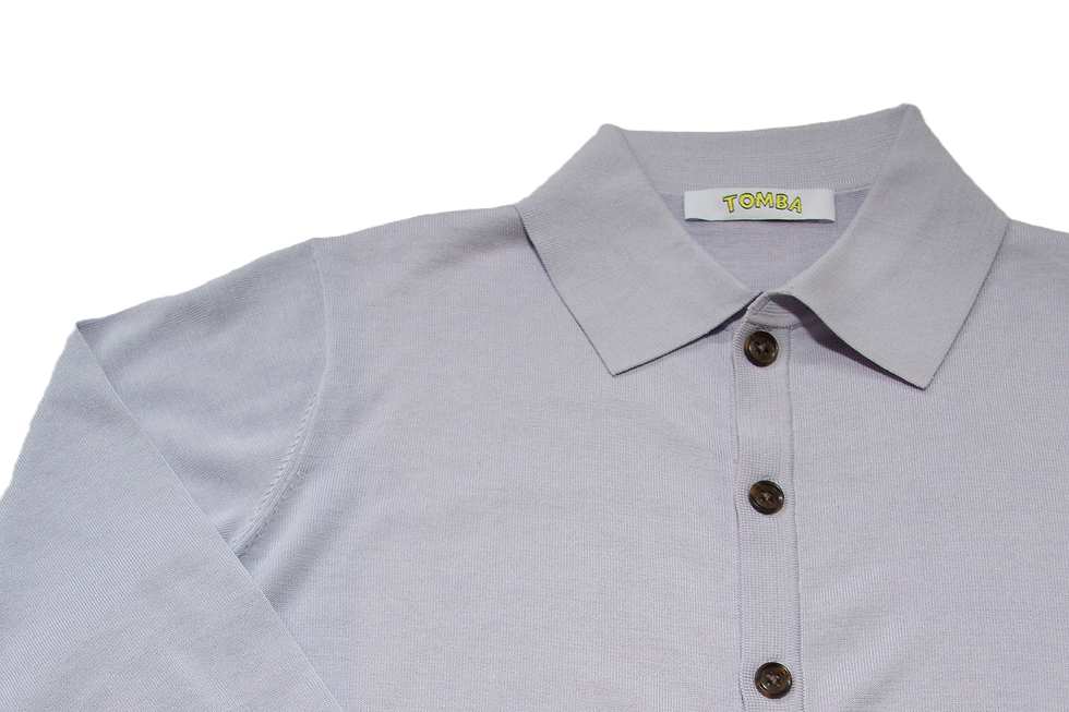 Thumbnail: Knit Shirt Powder Blue